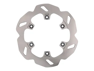 Obrázek produktu pro Brzdový kotouč NG, vlnitý, zadní, rozměry 220 x 4 mm, s homologací (ABE) pro motocykly Gas Gas EC 250, modely 2001-2015