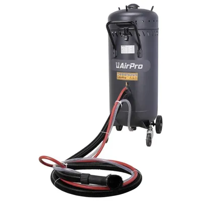 Produktbild von Mobiler Sandstrahlkessel 80L Absaugung 6bar Strahlen Sandstrahler Sandstrahlen
