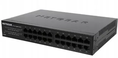 Obrázek produktu pro NETGEAR GS324TPv2, Řízený, L2/L3, Gigabit Ethernet (10/100/1000), Podpora napájení po Ethernetu (PoE), Instalace do racku, 1U