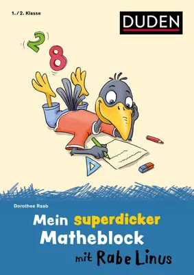 Produktbild von Mein superdicker Matheblock mit Rabe Linus