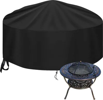 Zdjęcie produktu dla Pokrowiec na palenisko 600D tkanina Oxford ogród taras balkon Ø91x31cm