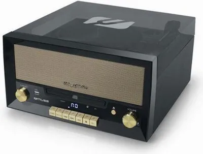 Image de Platine vinyle/cd/usb stéréo 3 vitesse 33/45/78t - Muse - MT110B -