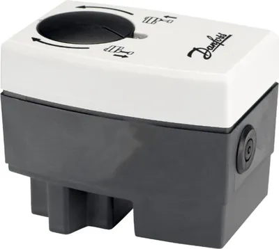 A product shot of a Danfoss actuator.