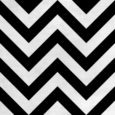 Image de Tissu velours royal en polyester pour la couture - Motif zigzag noir