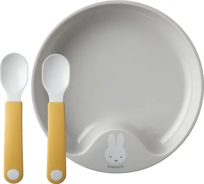 Produktbild von Mepal Mio Lernteller mit Lernlöffel Miffy Explore