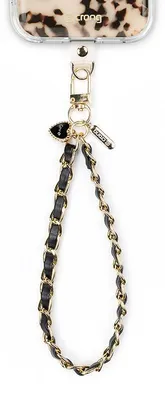 Zdjęcie produktu dla Smycz do Telefonu Zawieszka na Nadgarstek Crong Phone Charm Black Twist