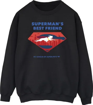 Produktbild von DC Comics - "DCs DC League Of Super-Pets Best Friend" Sweatshirt für Herren BI21725 (XL) (Schwarz)