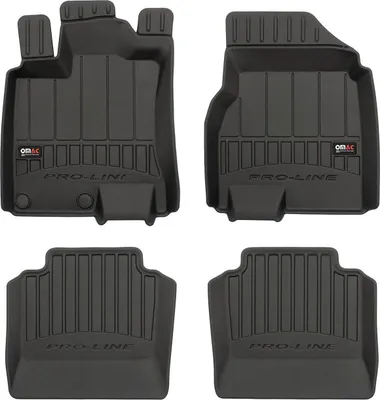 Zdjęcie produktu dla 2008-2014 Nissan Qashqai +2 J10 dywaniki podłogowe TPE czarne 4 szt