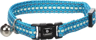 Produktbild von Flamingo Katzen Halsband Jinxy hellblau