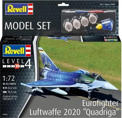 Zdjęcie produktu dla Model set Eurofighter Luftwaffe 2020 "Quadriga"