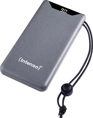 Produktbild von Intenso Powerbank F10000 PD Qualcomm Quick Charge 3.0 10000 mAh 1x USB Typ A und C OUT grau