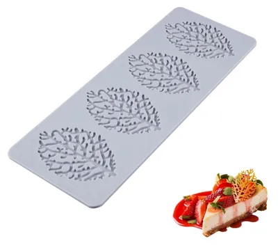 Immagine prodotto di Stampi in silicone per decorazioni di torte, ideali per fondant, cioccolato e progetti di cottura fai-da-te, dimensioni 21,8 x 8,3 cm