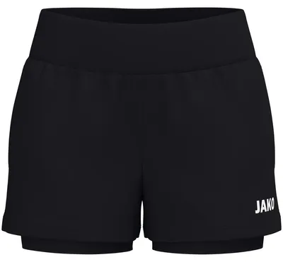 Image de Short JAKO 2 en 1 noir 44
