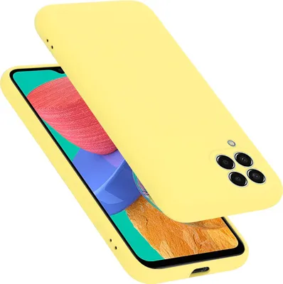Produktbild von Cadorabo Schutzhülle für Samsung Galaxy M33 5G Hülle in Gelb Handyhülle Case Cover TPU Etui