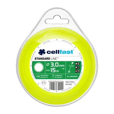 Image de Fil Débroussailleuse Rond 3.0mm Résistance Et Coupe Nette - Cellfast
