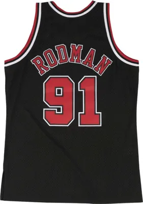 Immagine prodotto di Mitchell & Ness Basketball Shirt SMJYGS18152-CBUBLCK97DRD in Black color size large