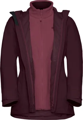 Produktbild von Jack Wolfskin Damen Moonrise 3in1 Jacke amaranth S