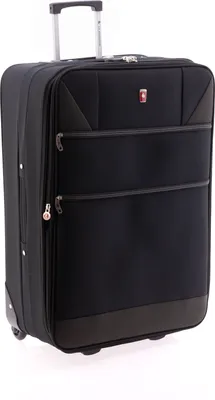 Produktbild von Trolley-Koffer "Jumbo" - 83 cm, XXL-Volumen 140 Liter, Dehnfalte, 2 Rollen, schwarz, Rollenkoffer