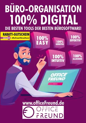 Image de Organisation de bureau 100 % numérique, OfficeFreund - le meilleur logiciel de bureau