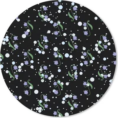Produktbild von MuchoWow® Mauspad Mousepad Blumen - Muster - Pastell 40x40 cm - Mousepads - Maus Mat - Pad - Mausunterlage - Schreibtisch Accessoires