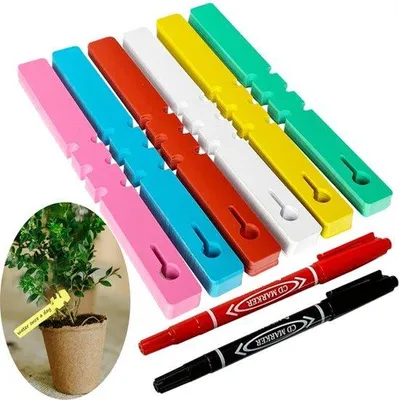 Productafbeelding van Plantenmarkers, 300 stuks, etiketten voor broeibedden, 2 x 21 cm