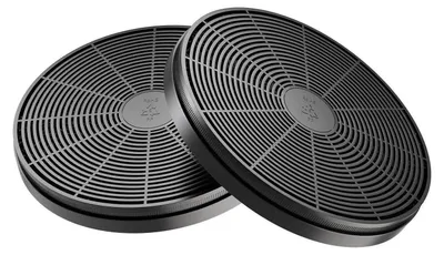 Obrázok produktu pre Aktívny uhlíkový filter pre digestor, 2 kusy, rozmer 17,5T x 17,5B x 3,5H. Náhradný uhlíkový filter
