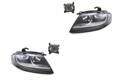 Produktbild von Johns, Scheinwerfer Satz Halogen passend für Audi A4 8K 11/07-01/12 H7 H7 L+R + Nebels. 8K0941029 8K0941003 8K0941029AF 8K0941030 8K0941004 8K0941030A