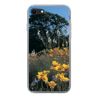 Produktbild von MuchoWow® Handyhülle Schutzhülle Hülle für iPhone SE 2022 Blumen - Natur - Farbe Silikon Softcase Handy Hülle - Schutzhülle