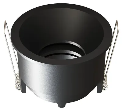 Produktbild von Ledvion LED Einbaustrahler Rund Schwarz GU10 Fassung dimmbar