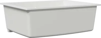 Image de vidaXL Evier de cuisine blanc 54 x 44 x 20 cm granit