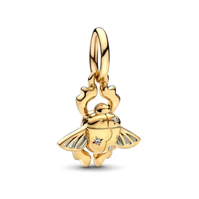 Immagine prodotto di Pandora Disney 762345C01 Ciondolo Aladdin scarabeo placcato oro 14k