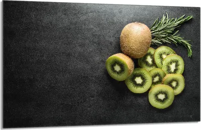 Obrázok produktu pre Sklenený ochranný kryt na varnú dosku 80x52 Kiwi