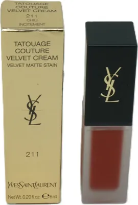 Image de YSL Tatouage Couture Matte Stain Liquid Lipstick #211 Chili Incitement 6 ml