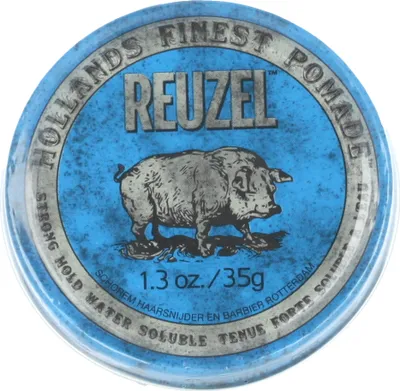 Productafbeelding van Reuzel Pomade blauw, 35 gram: sterke hold, sterke glans