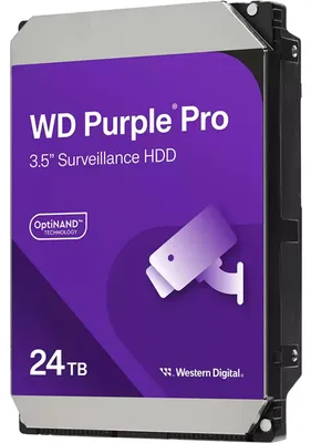 Produktbild von WD Purple Pro 24 TB, Festplatte, (SATA 6 Gb/s, 3,5")