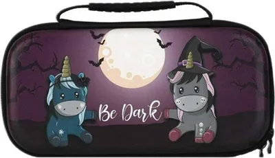 Productafbeelding van Konix Be Dark, harde hoes, Nintendo, meerkleurig, nylon, Nintendo Switch, Nintendo Switch Lite, Nintendo Switch OLED, schokbestendig