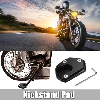Image de 1 Ensemble De Tampon De Béquille Latérale Pour Moto pour Kawasaki Z900Rs 2018-2022 Noir