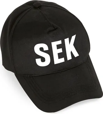 Produktbild von Basecap mit SEK Polizei Motiv, verstellbar für Kinder und Erwachsene (55-60 cm)