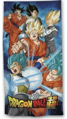 Immagine prodotto di arlis Strandtücher Dragon Ball – Asciugamano da spiaggia, 140 cm x 70 cm (Asciugamano Dragon Ball)