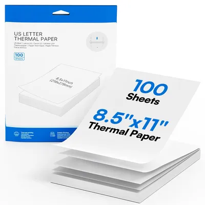 Productafbeelding van Printerpapier 8.5 x 11 Inch, US Letter Formaat, 100 vellen, wit