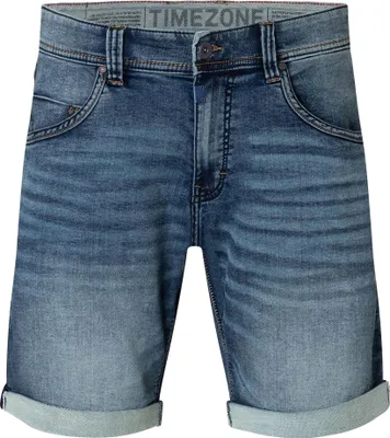 Produktbild von Timezone Jeansshorts mit aufgerolltem Saum und fünf Taschen Größe: 30W
