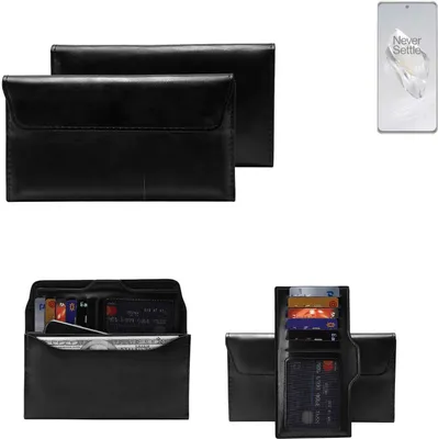 Produktbild von K-S-Trade Handy Hülle kompatibel mit OnePlus OnePlus 12 Schutz Hülle Tasche Schutz Case Handytasche Kunstleder schwarz, 1x