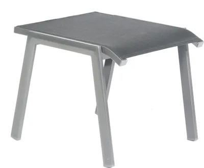 Produktbild von Sonnenpartner Fresno Fußhocker Hocker Aluminium mit Textilen anthrazit wetterfest
