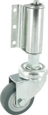 Produktbild von Apparaterollen Leiterrolle Ø50mm TPE Gummi Anschraubplatte