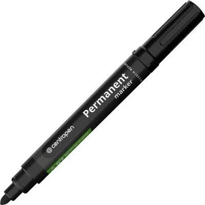 Obrázek produktu pro Permanentní popisovač Centropen 8566 - kulatý hrot, černý