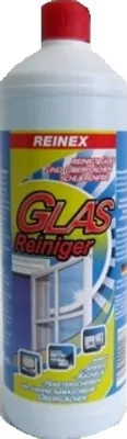 Produktbild von Reinex Glasreiniger Rundflasche ohne Sprüh Pistole in 1000ml