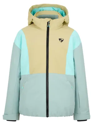Obrázok produktu pre Detská lyžiarska bunda Ziener Skiwear ABBE-Z v eukalyptovej farbe – veľkosť 140