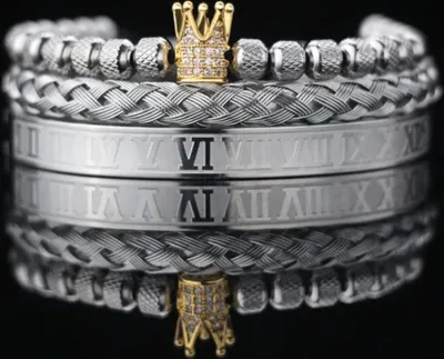 Produktbild von Armbänder JA-34398 - Eleganz in Silber und Gold KP34398