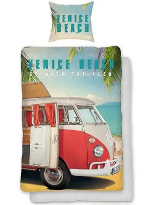 Produktbild von Skybrands Bettwäsche-Garnitur VOLKSWAGEN Größe 135x200cm+80x80