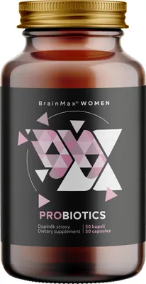 Obrázok produktu pre BrainMax Women Probiotics, probiotiká pre ženy, 50 entericky potiahnutých kapsúl